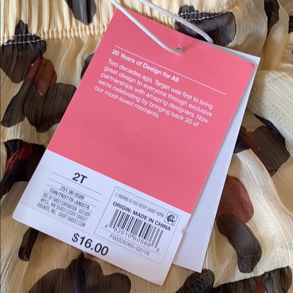 Harajuku Mini for Target Leopard Pink Tutu Skirt - Picture 2 of 2